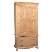 Traditional Double Drawer Wardrobe